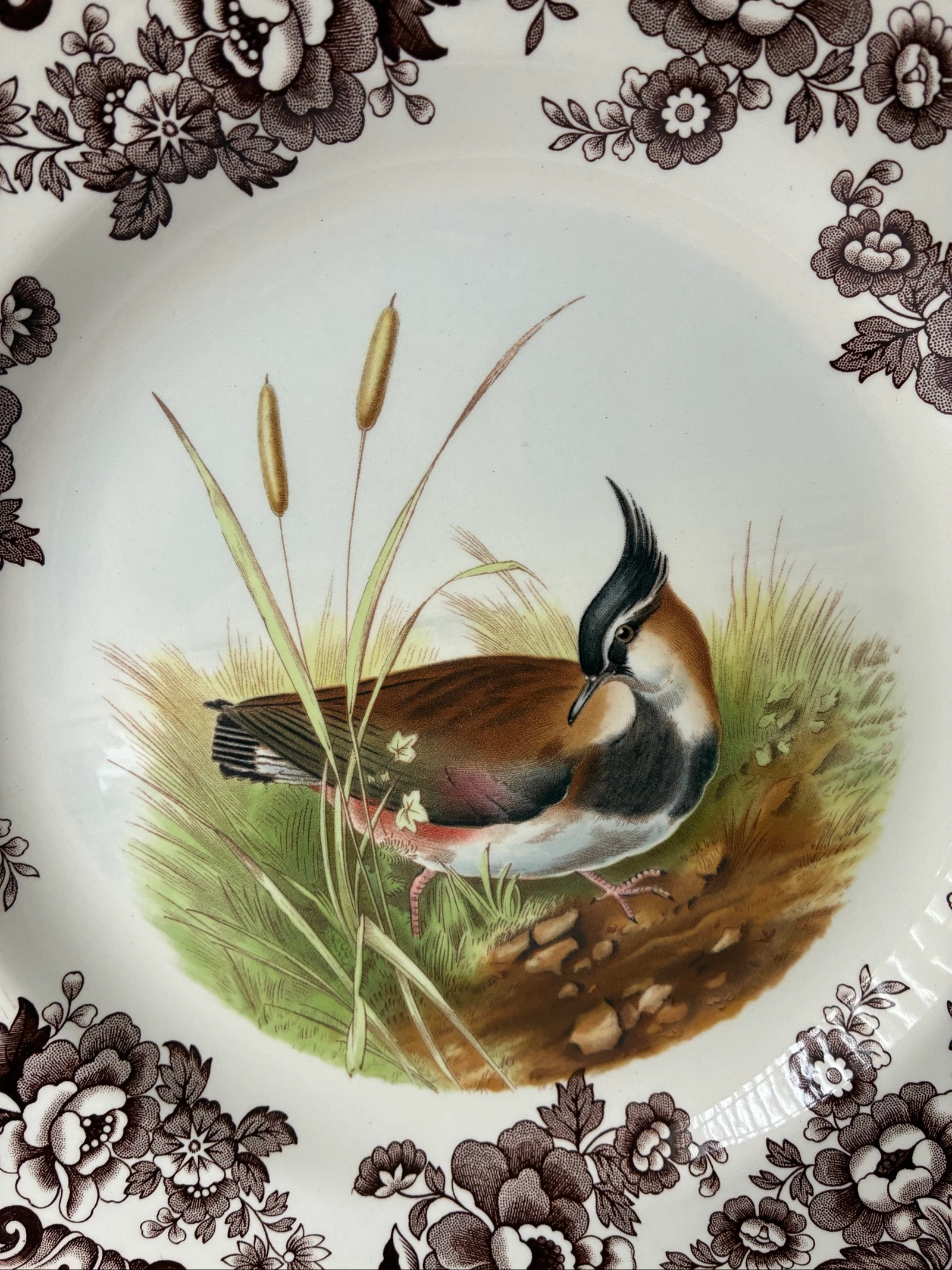 Beautiful Spode Woodland Lapwing dinner plate – photo 2